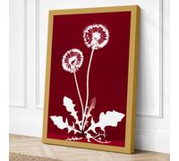 Dandelion Seed Heads Canvas Wall Art Print 30x20 Inch (76 x 51 cm)