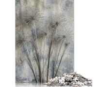 Dandelion Seed Heads Jigsaw Puzzle 500 Pieces, Natural Plant Decor