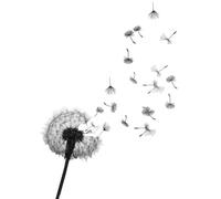 Dandelion Seed Temporary Tattoo (3 Pack) - Fine Line Blowing Flower Design - Minimalist Nature Tattoo for Wrist, Collarbone & Ankle - Delicate Botanical Tattoo