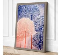 Dandelion Seeds Botanical Canvas Wall Art Print 24x16 Inch