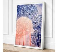 Dandelion Seeds Botanical Canvas Wall Art Print 24x16 Inch (61 x 41 cm)