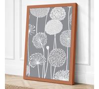 Dandelion Seeds Botanical Canvas Wall Art Print 24x16 Inch (61 x 41 cm)