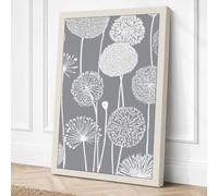 Dandelion Seeds Botanical Canvas Wall Art Print 30x20 Inch (76 x 51 cm)