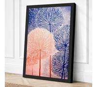 Dandelion Seeds Botanical Canvas Wall Art Print 36x24 Inch (91 x 61 cm)