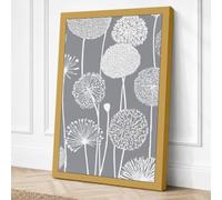 Dandelion Seeds Botanical Canvas Wall Art Print 36x24 Inch (91 x 61 cm)