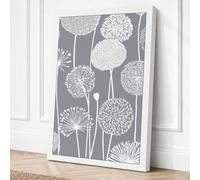 Dandelion Seeds Botanical Canvas Wall Art Print 36x24 Inch (91 x 61 cm)