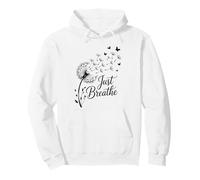 Dandelion Seeds Flying Butterflies Nature Calm Pullover Hoodie
