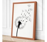 Dandelion Seeds in Flight Canvas Wall Art Print 18x12 Inch (46 x 30 cm)