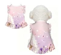 Dandelion seeds M Pet Apparel for Small Dogs-Cute Summer Outfit for Puppy, Soft Breathable Pet Clothes for Cat