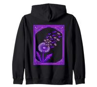 Dandelion Seeds Military Jets Helicopters Art Zip Hoodie