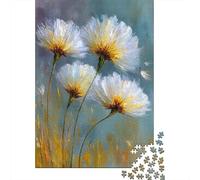 Dandelion Seeds Painting Jigsaw Puzzles Puzzles for Adults Kids. 1000 Piece Impossible Challenge Toy Educational Games Home Decoration for Adults& Kids Age 14 Years Up 52x38cm/1000pcs