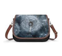 Dandelion Seeds Pictures Shoulder Bag for Women, Handbag with Adjustable Strap & Inner Pocket, Crossbody Bag for Daily Commute Travel
