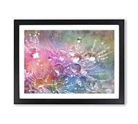 Dandelion Seeds Vol.7 Painting Modern Art Framed Print | A4 Black Framed Wall Art | Ready to Hang | Modern Historical Picture | Living Room Bedroom Lounge Office