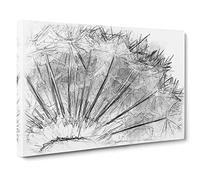Dandelion Seeds Vol.8 Sketch Canvas Print | Gallery Wrapped 30mm Frame Wall Art | 24x16 inches | Ready to Hang | Modern Picture | Living Room Bedroom Lounge Office