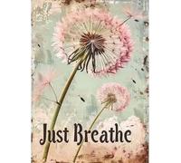 Dandelion Stamped Cross Stitch Kits for Adults -,Just Breathe Embroidery Kits for Beginners,11 CT Patterns Dimensions Counted Cross Stitch Kits for Adults Arts Craft 12x16 inch