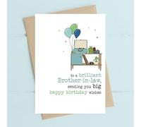 Dandelion Stationery Brilliant Brother-In-Law Happy Birthday Greeting Card Cards WW858