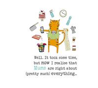 Dandelion Stationery Mother's Day Sparkle Finished Greeting Card Cards