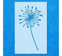 Dandelion Summer Flower Stencil: Mylar Airbrush Wall Art Painting Crafts | DIY-A3 Stencil - Design Size (380mm 205mm)