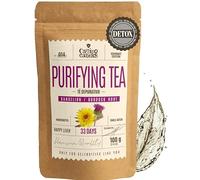 DANDELION TEA - Liver Cleanse Detox and Repair | Burdock Root, Green Tea, Ginger, Nettle, Fennel, Citrus, Cardamom - Liver Detox Herbal Infusion - Camino de Cabras® 100g