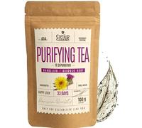 Dandelion Tea - Liver Cleanse Detox and Repair | Burdock Root, Green Tea, Ginger, Nettle, Fennel, Orange & Lemon Peel, Grapefruit, Cardamom | Herbal Infusion - Camino de Cabras® 100g