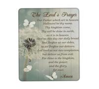 Dandelion The Lord's Prayer Mouse Pad Gaming Mouse Mat Non-Slip Rubber Funny Mousepad for Computer Laptop Gamer 7.9x9.4 inch
