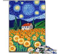 Dandelion Under The Night Sky 1000 Pieces Jigsaw Puzzles for Adults And Teens, Stress Reliever Staycation Kill Time Enhance Love between Couples (50x75cm)