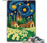 Dandelion Under The Night Sky Jigsaw Puzzles 2000 Pieces for Adults Teens, Staycation Kill Time Birthday Present, Gifts, Wall Art for 14+ (70x100cm)