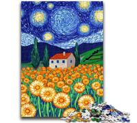 Dandelion Under The Night Sky Jigsaw Puzzles for Teenagers 1000 Piece,Decompressing Intellectual Educational Toy Great Gifts And Toys (38x26cm)