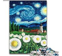 Dandelion Under The Night Sky Puzzles for Adults Teens 1000pc Puzzle, Toys Educational Games Stress Relieving Unique Birthday And Gifts (50x75cm)