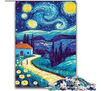 Dandelion Under The Night Sky Puzzles for Teenagers Teens 2000pc Puzzle, Staycation Kill Time Every Piece Is Unique - Challenging Family Fun Game (70x100cm)