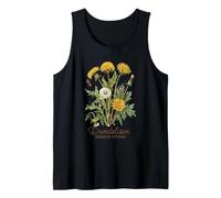 Dandelion Vintage Botanical Herbalist Gardening Dandelion Tank Top