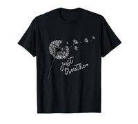 Dandelion with Seed Umbrellas Flying Away Illustration T-Shirt