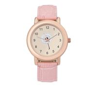 Dandelion Womens Elegant Watch Analogue Quartz Watch Leather Band Wristwatch