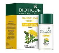 Dandelion Youth Anti-Ageing Serum| Ayurvedic and Organically Pure| Anti-Ageing Serum for Men & Women| Reduces Fine Lines & Wrinkles |100% Botanical Extracts| All Skin Types | 40ml