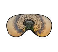Dandelions at Sunset Eye Mask for Women & Men, Breathable & Adjustable Eye Cover, Ultra Soft Sleep Mask, Lightweight Travel Blindfold for Airplane, Nap, Night Sleeping