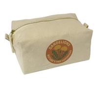 'Dandelions, Natures Free Superfood' Canvas Wash Bag/Makeup Case (CS00044602)