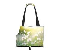 Dandelions Printed pet Shoulder Bag - Foldable Design, Small cat and Dog Travel Bag