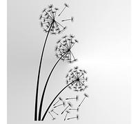 Dandelions Reusable Stencil A3 A4 A5 Modern Style Wall Decor Craft Flora / F20 (Mylar Reusable Stencil, A5 Size - 148 x 210 mm, 5.8 x 8.3 in)