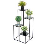 DanDiBo Flower Stairs Metal Black 82 cm Plant Stairs Flower Stand 435 Flower Column Modern Plant Stand Flower Stool