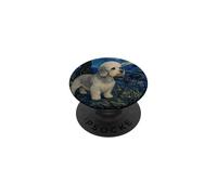 Dandie Dinmont Terrier Dog Van Gogh Starry Night PopSockets Adhesive PopGrip
