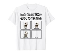 Dandie Dinmont Terrier Guide To Training Dog Obedience T-Shirt