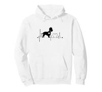 Dandie Dinmont Terrier Heartbeat Funny Dog Owner EKG Pulse Pullover Hoodie