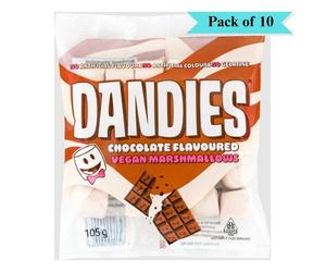 Dandies Vegan Chocolate Marshmallows Bite Size - Pack of 10 (105g)