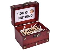 Dandin Gift of Nothing, Joke Gifts for Person Who Wants Nothing, Gag Box of Nothing, Funny Gifts for Friends, Box of Nothing, Funny Birthday Gifts