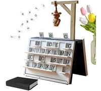 Dandin Han-gman Game, Playbook H-angman, Ha-ngman Board Game, 3D Printed Magnetic Chess Set, Portable Vocabulary Words Spelling Challenge Educational Game for Travel Party Holiday Family Gathering