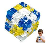 Dandin Large Labyrinth 3D Maze Puzzle Cube, Engaging Brain Teaser Toy, Logical Challenge 3x3 Rolling Ball Mazes Game, Focus Game Gift Fidget Toys for Stress Relief & Logic Development