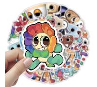 Dandi's World Sticker Game Character Dandys Figure Graffiti Decal for Tablet Cup Skateboard Bike Helmet Decoration 54pcs