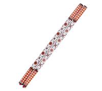 Dandiya Sticks Wooden Stick Multicolour Traditional Sankheda White Dandiya Dance Sticks for Navratri Raas Garba Festival Indian Special Navaratri Occasion Celebration (Brown)
