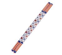Dandiya Sticks Wooden Stick Multicolour Traditional Sankheda White Dandiya Dance Sticks for Navratri Raas Garba Festival Indian Special Navaratri Occasion Celebration (Blue)