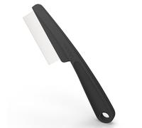 Dandruff Comb, Hollow Tooth Button Comb, Detox Comb Energy Massage Comb, Psoriasis Scalp Comb Dandruff Removal Comb, Lice Comb Multifunctional Hair Brush (Black)